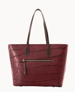 Dooney & Bourke Picnic in the Park | Exotic Leather^Denison Large Tote