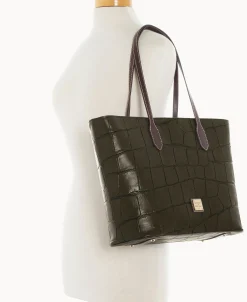 Dooney & Bourke Picnic in the Park | Exotic Leather^Denison Large Tote