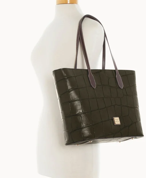 Dooney & Bourke Picnic in the Park | Exotic Leather^Denison Large Tote