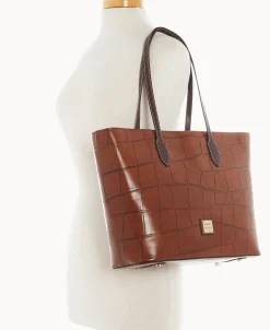 Dooney & Bourke Picnic in the Park | Exotic Leather^Denison Large Tote