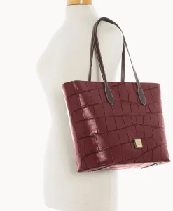 Dooney & Bourke Picnic in the Park | Exotic Leather^Denison Large Tote