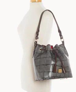 Dooney & Bourke Exotic Leather | Shoulder Bags^Denison Tasha Drawstring
