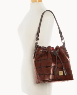 Dooney & Bourke Exotic Leather | Shoulder Bags^Denison Tasha Drawstring