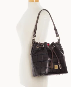 Dooney & Bourke Exotic Leather | Shoulder Bags^Denison Tasha Drawstring