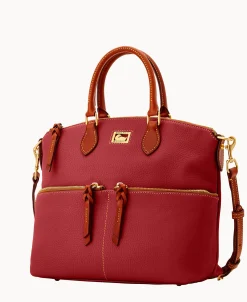 Dooney & Bourke Pebbled Leather | Shoulder Bags^Dillen Double Pocket Satchel