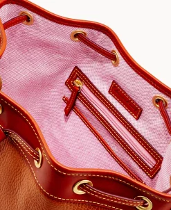 Dooney & Bourke Pebbled Leather | Shoulder Bags^Dillen Drawstring