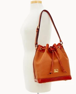 Dooney & Bourke Pebbled Leather | Shoulder Bags^Dillen Drawstring