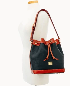 Dooney & Bourke Pebbled Leather | Shoulder Bags^Dillen Drawstring