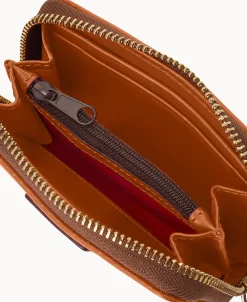 Dooney & Bourke The Florentine Collection | Grab and Go^Florentine Large Zip Around Credit Card Case