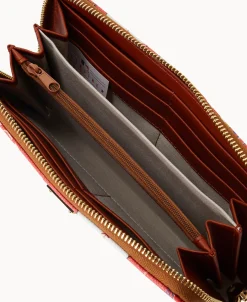 Dooney & Bourke Grab and Go | Wristlets^MLB Large Zip Around Wristlet