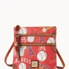 Dooney & Bourke Game Day Ready | Printed Fabric^MLB N S Triple Zip Crossbody