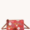 Dooney & Bourke Game Day Ready | Printed Fabric^MLB Top Zip Crossbody