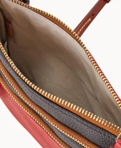 Dooney & Bourke Game Day Ready | Printed Fabric^MLB Triple Zip Crossbody