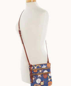 Dooney & Bourke Game Day Ready | Printed Fabric^MLB N S Triple Zip Crossbody