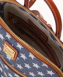 Dooney & Bourke Game Day Ready | Printed Fabric^MLB Small Backpack