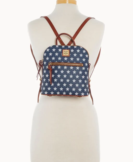 Dooney & Bourke Game Day Ready | Printed Fabric^MLB Small Backpack