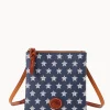Dooney & Bourke Game Day Ready | Printed Fabric^MLB Small North South Top Zip Crossbody