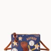 Dooney & Bourke Game Day Ready | Printed Fabric^MLB Top Zip Crossbody