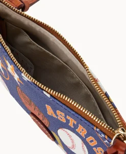 Dooney & Bourke Game Day Ready | Printed Fabric^MLB Top Zip Crossbody