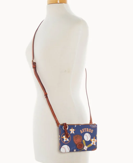 Dooney & Bourke Game Day Ready | Printed Fabric^MLB Top Zip Crossbody