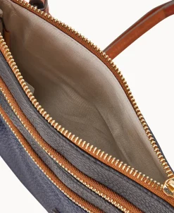 Dooney & Bourke Game Day Ready | Printed Fabric^MLB Triple Zip Crossbody