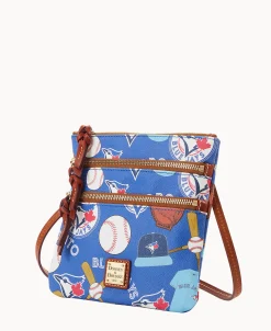 Dooney & Bourke Game Day Ready | Printed Fabric^MLB N S Triple Zip Crossbody