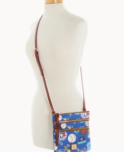 Dooney & Bourke Game Day Ready | Printed Fabric^MLB N S Triple Zip Crossbody