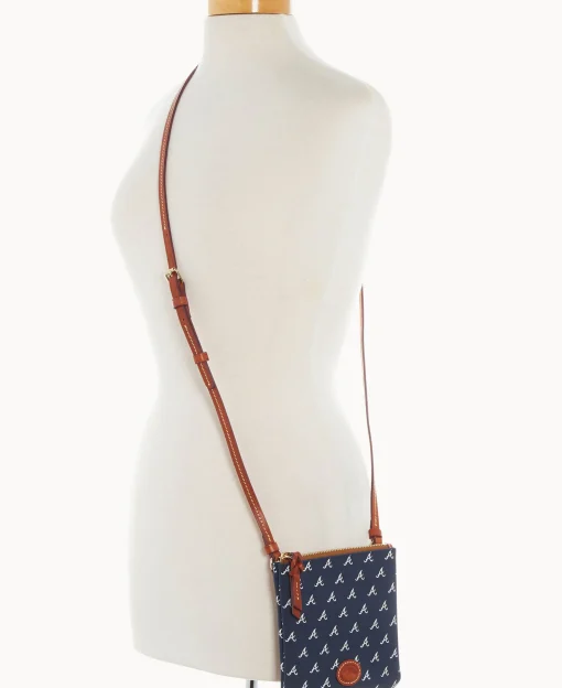 Dooney & Bourke Game Day Ready | Printed Fabric^MLB Small North South Top Zip Crossbody