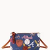 Dooney & Bourke Game Day Ready | Printed Fabric^MLB Top Zip Crossbody