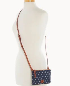 Dooney & Bourke Game Day Ready | Printed Fabric^MLB Top Zip Crossbody