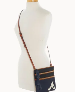 Dooney & Bourke Game Day Ready | Printed Fabric^MLB Triple Zip Crossbody