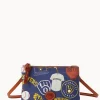 Dooney & Bourke Game Day Ready | Printed Fabric^MLB Top Zip Crossbody