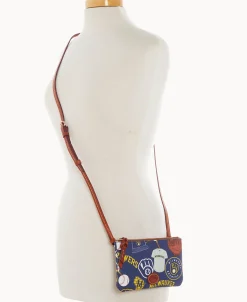 Dooney & Bourke Game Day Ready | Printed Fabric^MLB Top Zip Crossbody