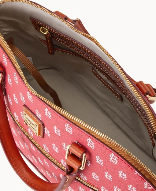 Dooney & Bourke Game Day Ready | Printed Fabric^MLB Domed Zip Satchel