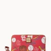 Dooney & Bourke Grab and Go | Wristlets^MLB Large Zip Around Wristlet