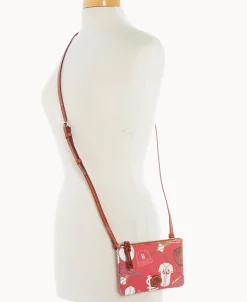 Dooney & Bourke Game Day Ready | Printed Fabric^MLB Top Zip Crossbody
