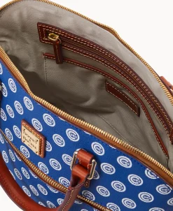 Dooney & Bourke Game Day Ready | Printed Fabric^MLB Domed Zip Satchel