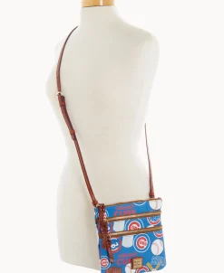 Dooney & Bourke Game Day Ready | Printed Fabric^MLB N S Triple Zip Crossbody