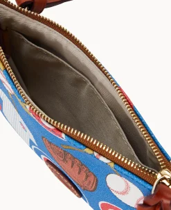 Dooney & Bourke Game Day Ready | Printed Fabric^MLB Top Zip Crossbody