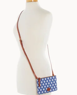 Dooney & Bourke Game Day Ready | Printed Fabric^MLB Top Zip Crossbody