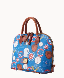 Dooney & Bourke Game Day Ready | Printed Fabric^MLB Zip Zip Satchel