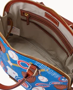 Dooney & Bourke Game Day Ready | Printed Fabric^MLB Zip Zip Satchel