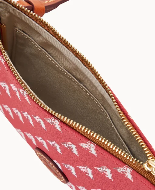 Dooney & Bourke Game Day Ready | Printed Fabric^MLB Top Zip Crossbody