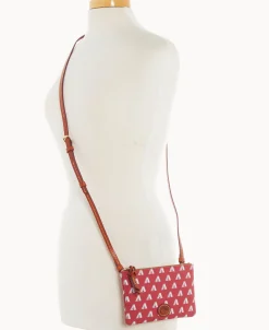 Dooney & Bourke Game Day Ready | Printed Fabric^MLB Top Zip Crossbody