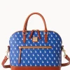 Dooney & Bourke Game Day Ready | Printed Fabric^MLB Domed Zip Satchel