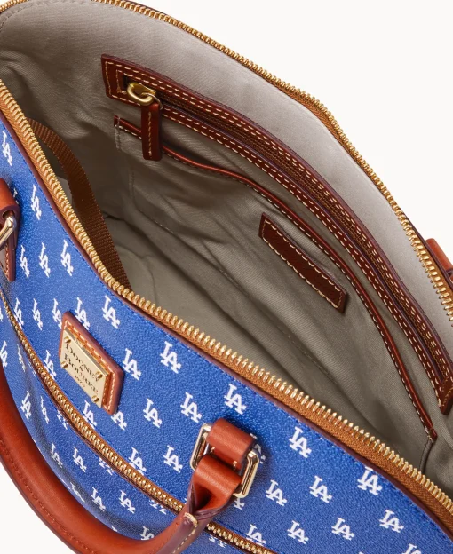 Dooney & Bourke Game Day Ready | Printed Fabric^MLB Domed Zip Satchel
