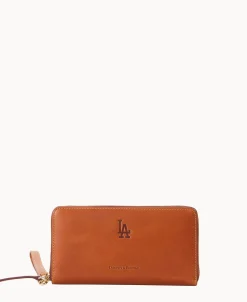 Dooney & Bourke Grab and Go | Wristlets^MLB Large Zip Around Wristlet