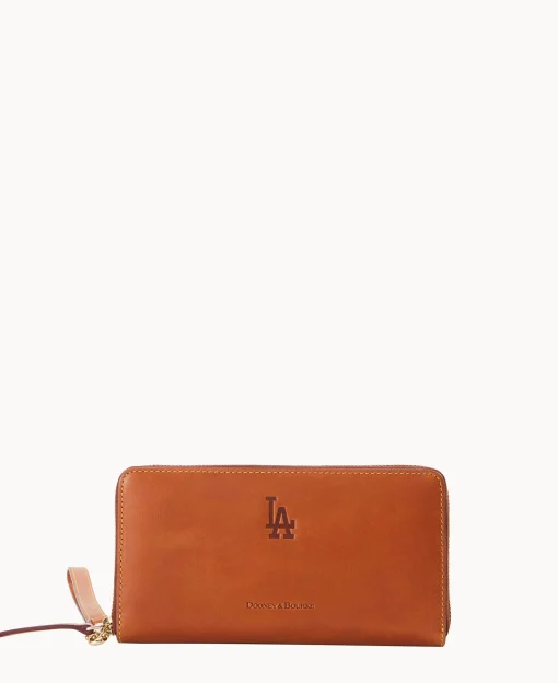 Dooney & Bourke Grab and Go | Wristlets^MLB Large Zip Around Wristlet