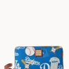 Dooney & Bourke Grab and Go | Wristlets^MLB Large Zip Around Wristlet
