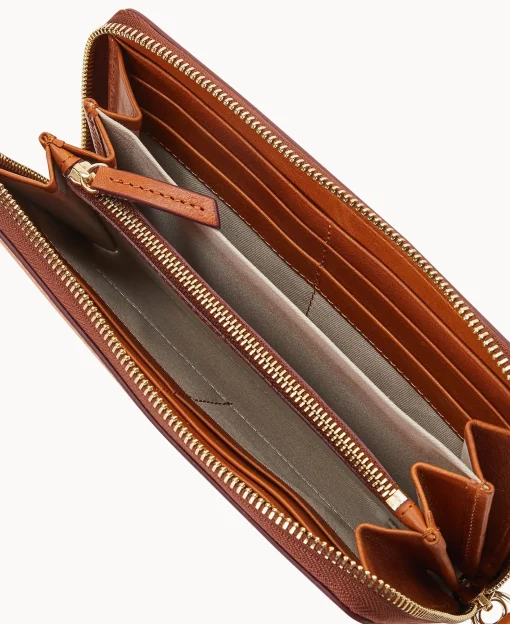 Dooney & Bourke Grab and Go | Wristlets^MLB Large Zip Around Wristlet